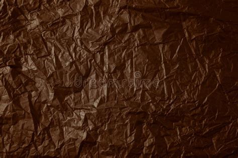 Crumpled Sepia Paper Texture Stock Photo - Image of gray, background ...