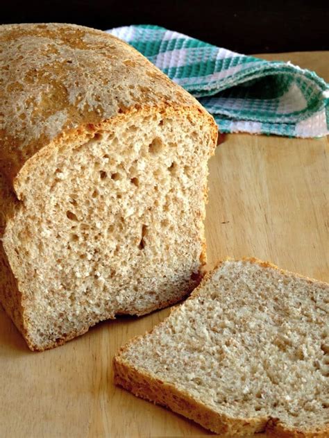 Healthy Whole Wheat Bread Recipe - Happy Healthy Motivated