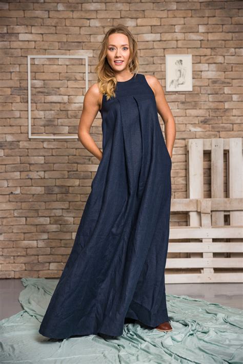 Linen Maxi Dress - ALLSEAMS