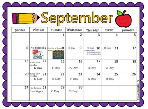 School Calendar Bancroft Elementary School - 2024 Calendar Printable