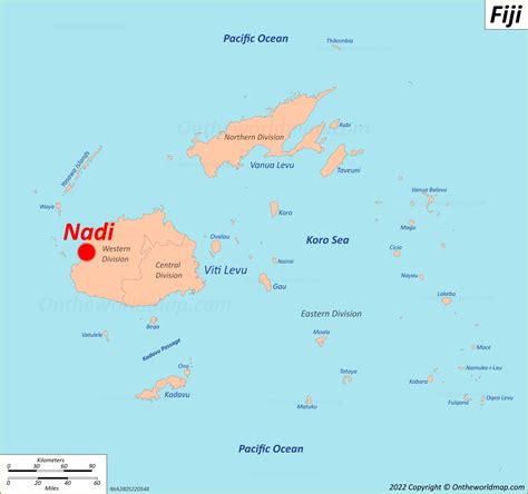 Nadi Map | Fiji | Detailed Maps of Nadi Town