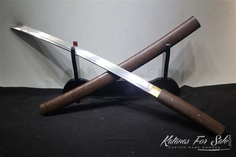 1060 Carbon Steel Heat Tempered Shirasaya Wakizashi - Katanas For Sale