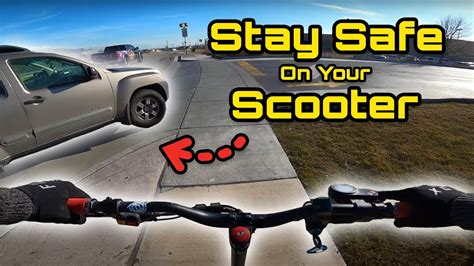 Electric Scooter Urban Riding Safety Tips!