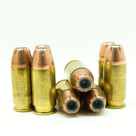 9mm Luger Personal Defense Ammunition with 124 Grain Hornady XTP Hollow ...