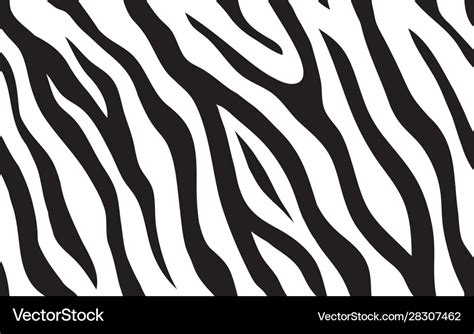 Zebra stripes seamless pattern Royalty Free Vector Image