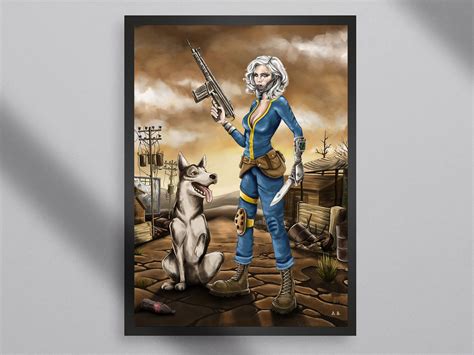 Fallout Fanart Print, Fan Art, Wall Art - Etsy