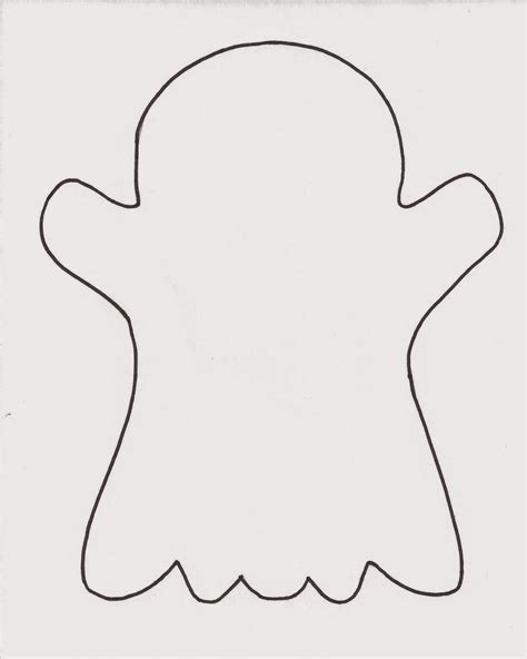 Printable Ghost Template – Ghost Cutouts Printable | DocTemplates