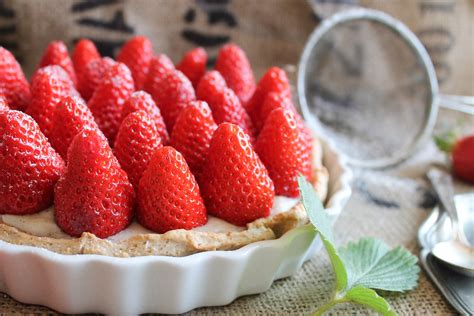 Tarte aux fraises {vegan} - aime & mange