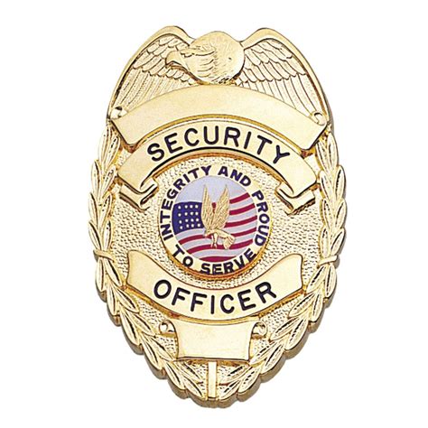 LawPro Deluxe Security Officer Shield Badge