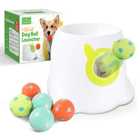 THE THOUGHTS OF FUN CO. Automatic Dog Ball Launcher - Dog Fetch Machine ...