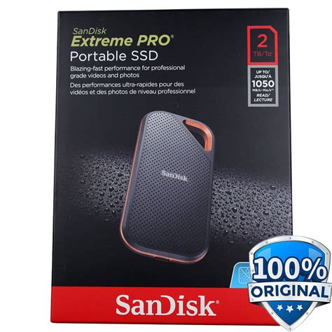 Sandisk SanDisk Extreme Pro Portable SSD 2TB - SDSSDE80 ...