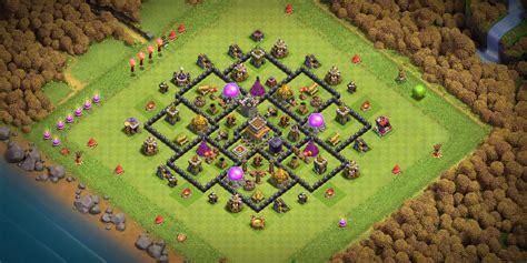 Clash Of Clans Town Hall 8 Layout