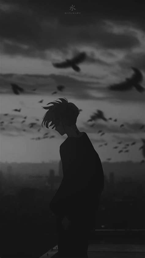 Anime sad paysage, atmosphere, sky HD phone wallpaper | Pxfuel