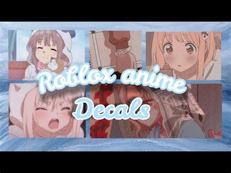 ROBLOX || Bloxburg x Royale High ~ Aesthetic Anime Decal Ids - YouTube ...