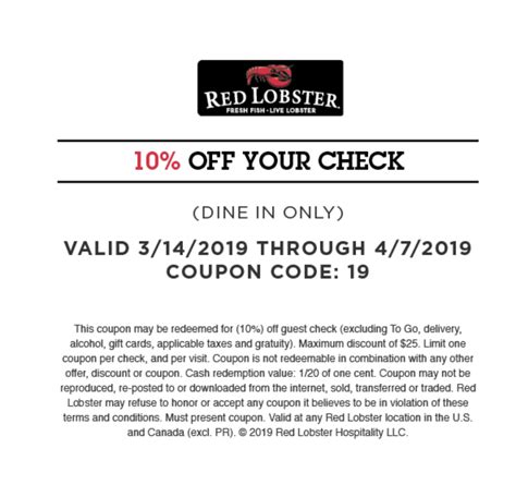 Free Printable Red Lobster Coupons | Free Printable