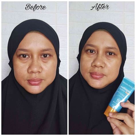 Review Hanasui Collagen Water Sunscreen SPF 50 PA++++