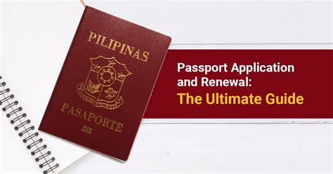 Guidelines on DFA Passport Application and Renewal in the Philippines ...