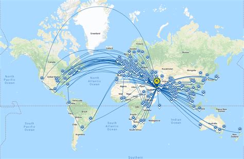 Sedante Disciplina Melodioso qatar airways route map Clínica Estribillo ...