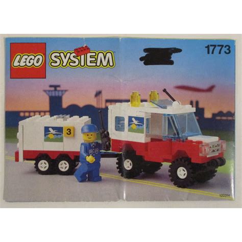 LEGO Airline Maintenance Vehicle with Trailer Set 1773 Instructions ...