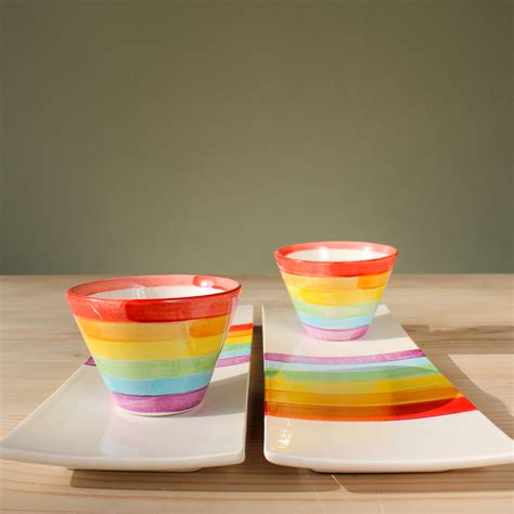 Set Stuzzichini ARCOBALENO - TraMe Arte di Beschi Chiara