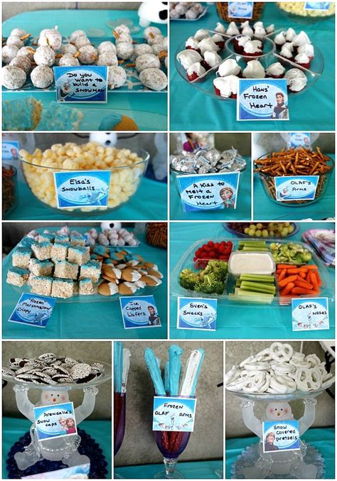 Frozen Themed Party Food Ideas - Design Talk