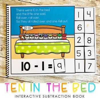 Ten in the Bed - An Interactive Subtraction Book for Special Education