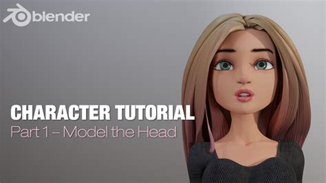 Blender Complete Character Tutorial - Part1 - Modeling the Head - YouTube