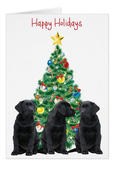 Black Lab Christmas Cards | Christmas Carol