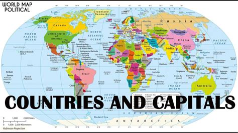 Countries and Their Capitals || Static GK - YouTube