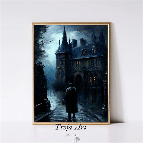 Dark Academia Digital Prints Moody Dark Academia Oil Painting Aesthetic ...