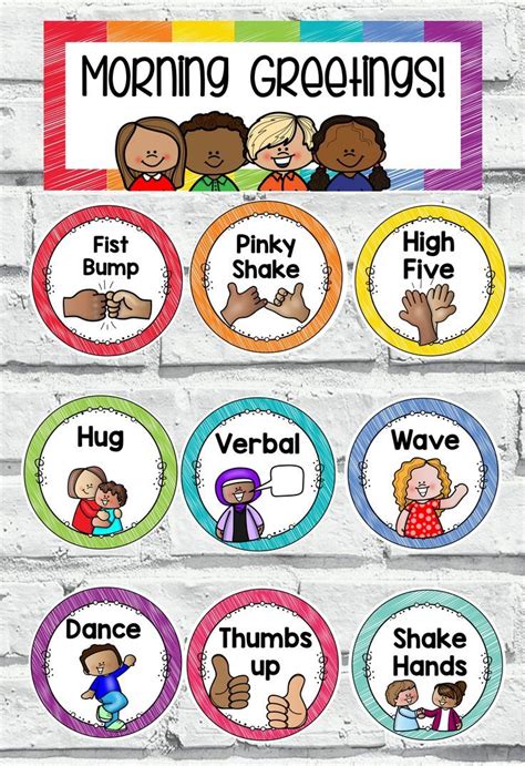 Class Greetings | Morning Greetings | Classroom welcome, Preschool ...