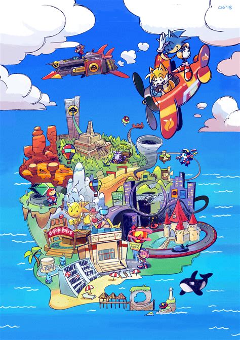 ArtStation - Sonic Adventure Map