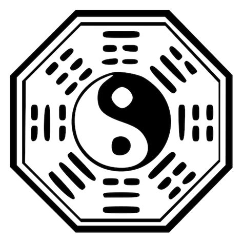 Bagua Symbol Die-Cut Decal Car Window Wall Bumper Phone Laptop