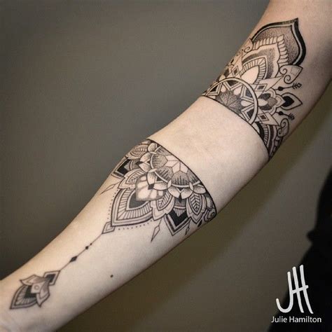 Awesome Half Mandala Tattoo On Sleeve By Julie Hamilton | Tattoos ...