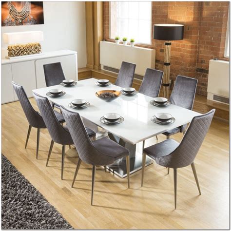 8 Seater Glass Dining Table Sets