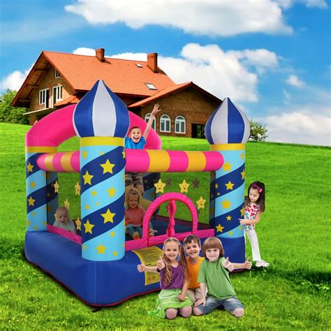 Topcobe Inflatable Bounce House, Castle Jumper Moonwalk Bouncer Castle ...