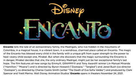 Encanto | Official Disney plot description breakdown - YouTube