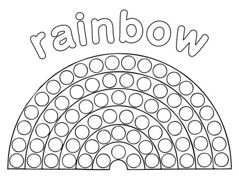 Rainbow Bingo Dot Printables Free | Bingo dauber worksheets, Bingo ...