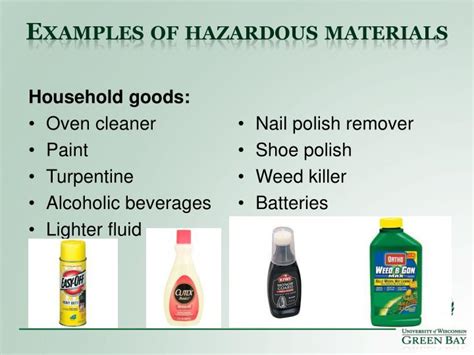 Examples Of Hazardous Materials