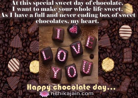 Happy Chocolate Day to my love one