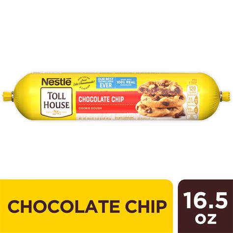 Nestle Toll House Chocolate Chip Cookie Dough 16.5 oz. - Walmart.com ...