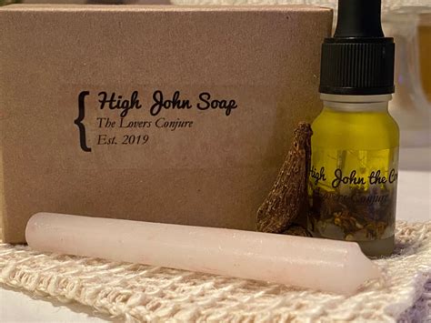 High John the Conqueror Mini Spell Kit: Success Court - Etsy | Glass ...