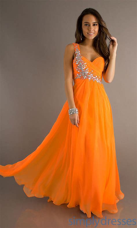 Elegant orange dresses - Seovegasnow.com