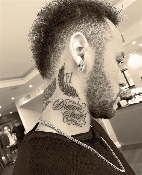 Pin by Saif awan on Neymar jr | Neymar neck tattoo, Back of neck tattoo ...