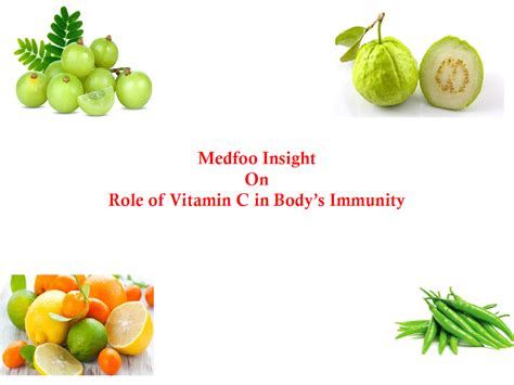 Vitamin c supplementation in Immunity Building