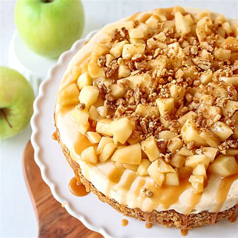 Caramel Apple Cheesecake - Glorious Treats