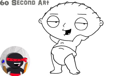 How To Draw Stewie Griffin With A Gun