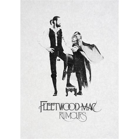 Fleetwood Mac - print. Artwork inspired by the original 'Rumours' album ...