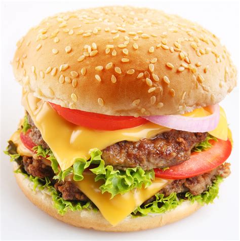 Free download Cheeseburger on a white background The Observation Deck ...