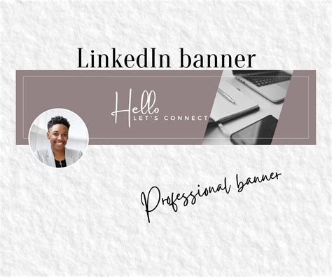 Professional Linkedin Banner, Editable Canva Template, Background ...